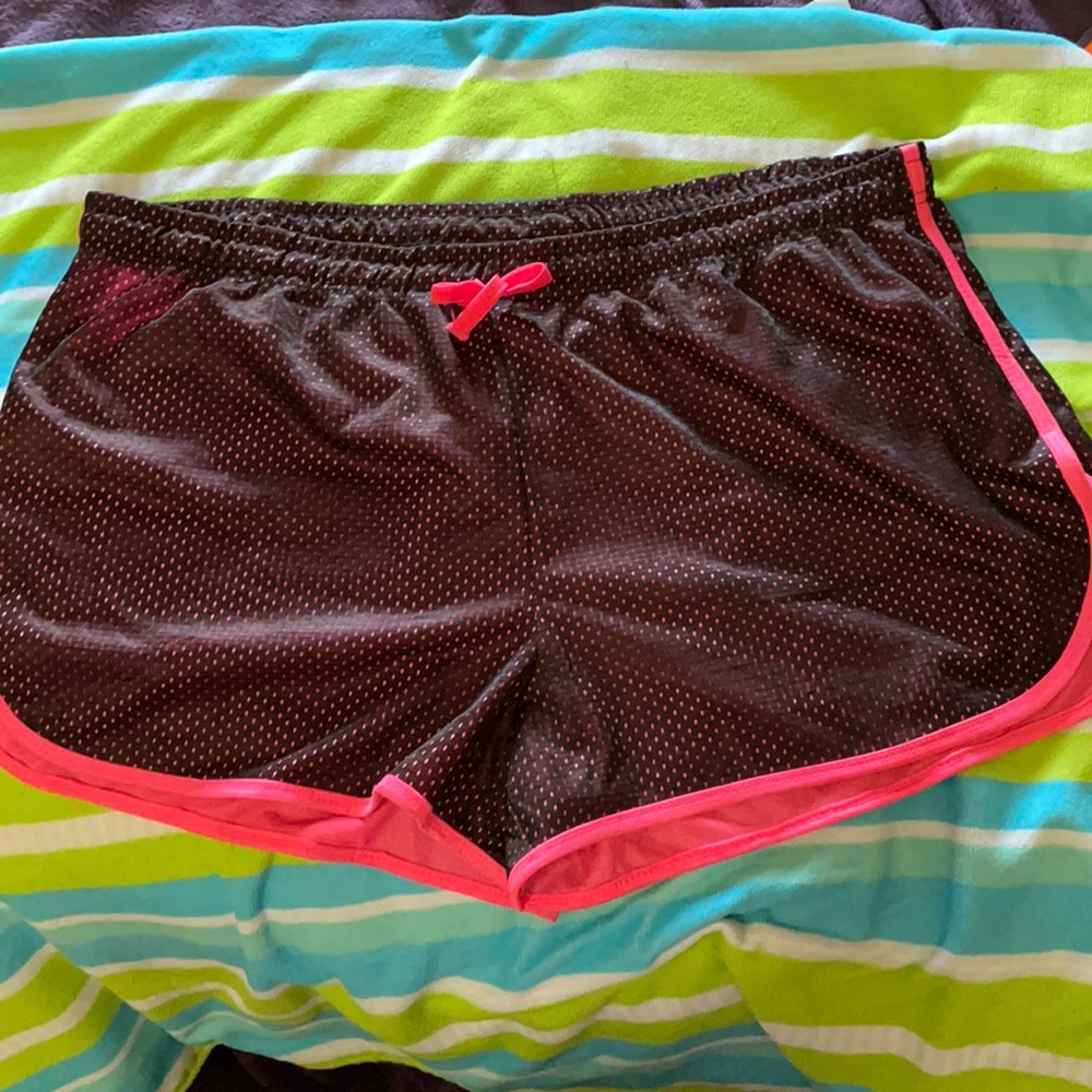 NWOT Zone Pro Black & Pink Running Shorts, Sz 3x